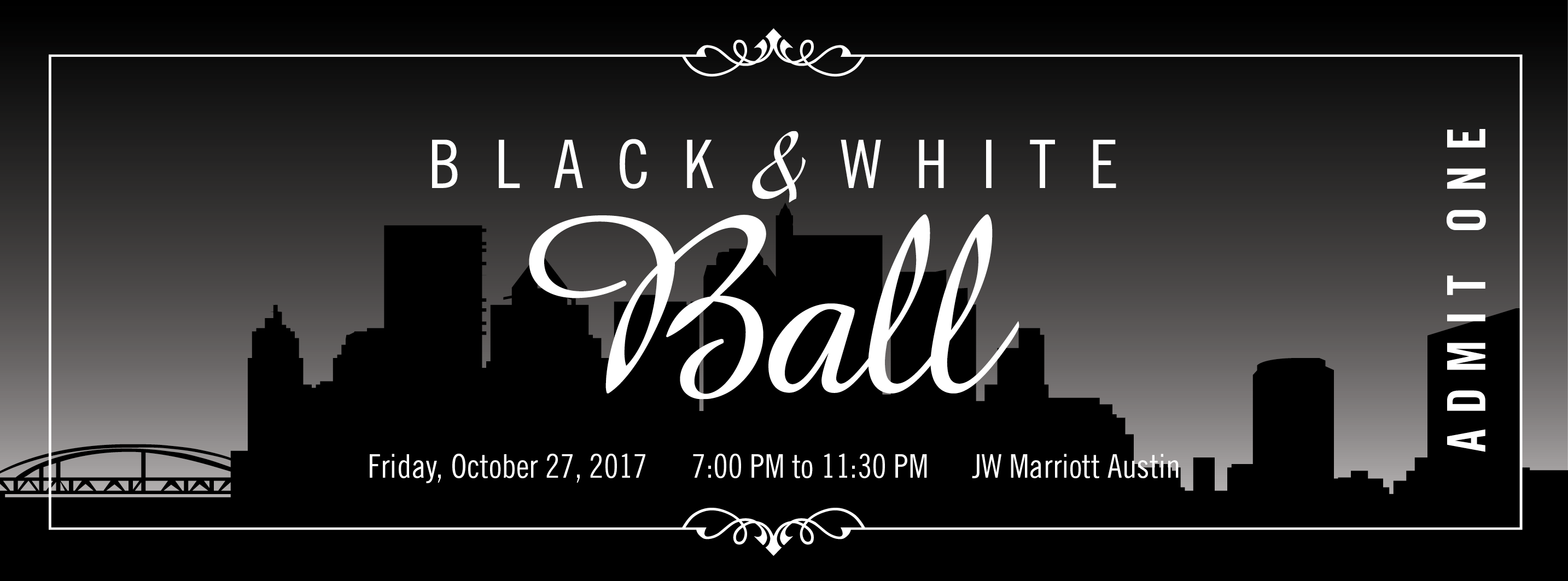 2017 black white ball
